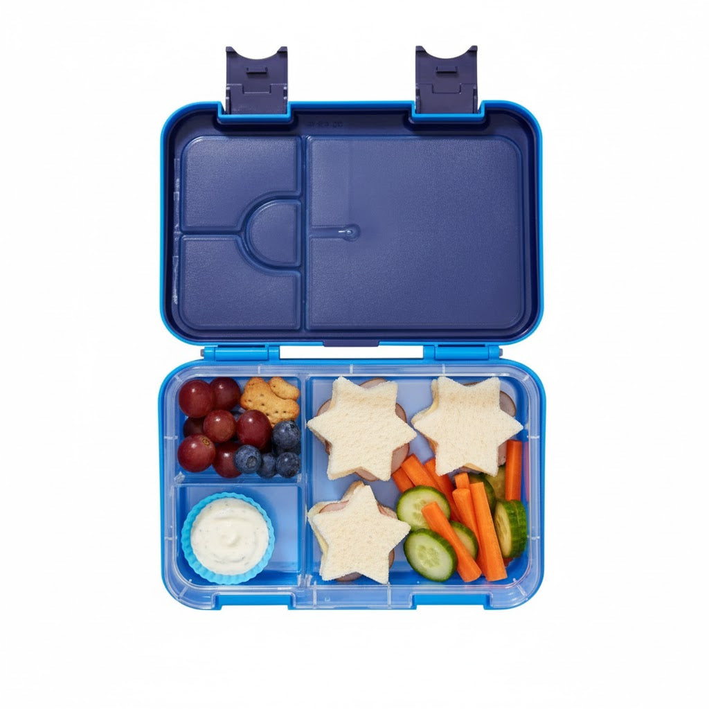 Smiggle Pj Masks Power Heroes Happy Bento Lunch Box, 4 Compartment Bento Lunch Box