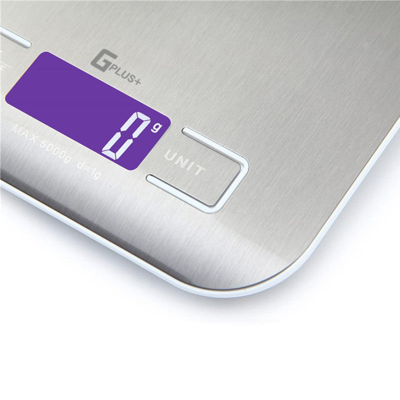 Digital Kitchen Scale, Highly Accurate 5000g/11lb x 0.1oz, Food Scale for Cooking, Baking