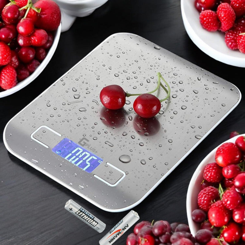 Digital Kitchen Scale, Highly Accurate 5000g/11lb x 0.1oz, Food Scale for Cooking, Baking