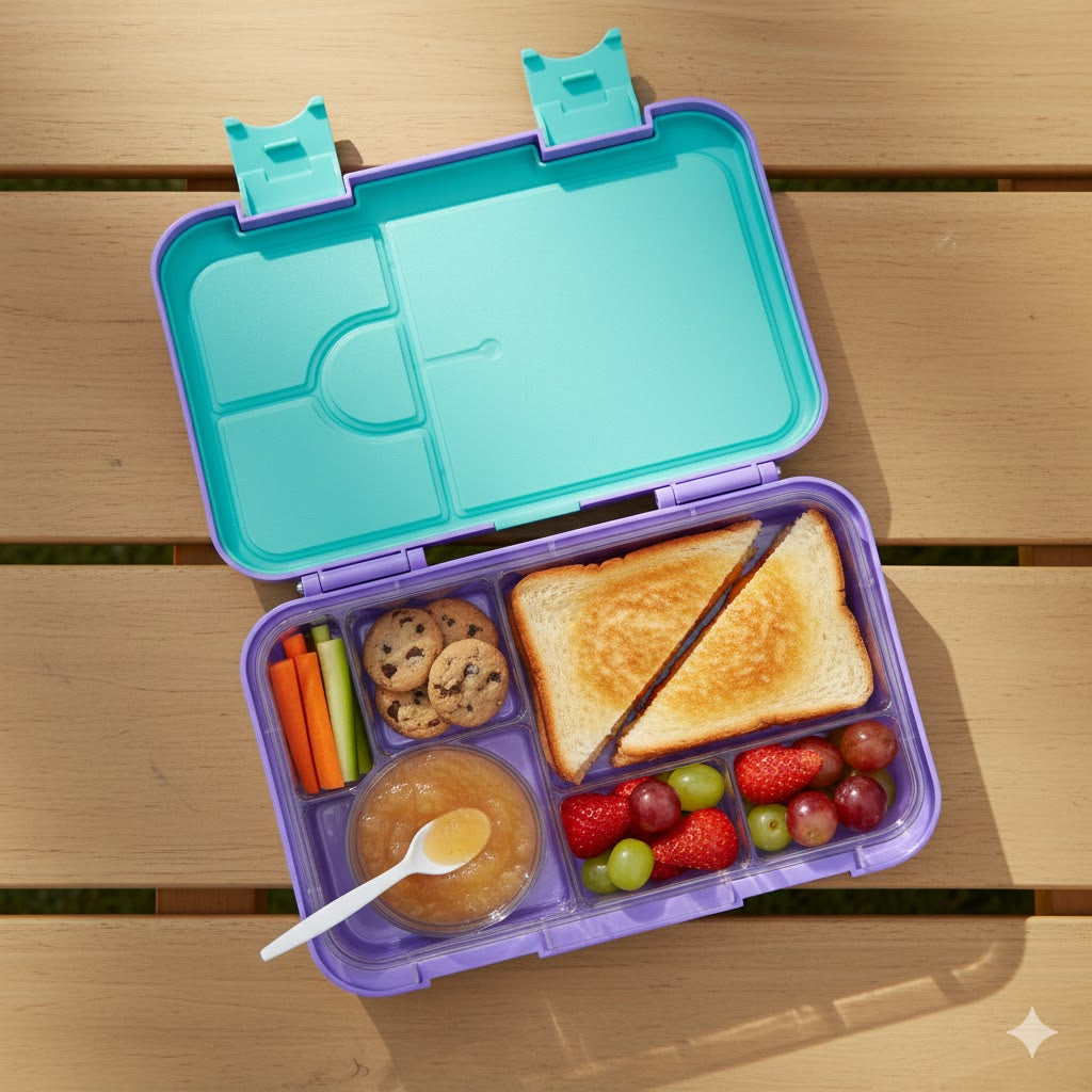 Smiggle - Gabby's Dollhouse 4 Compartment Bento Lunch Box for Kids