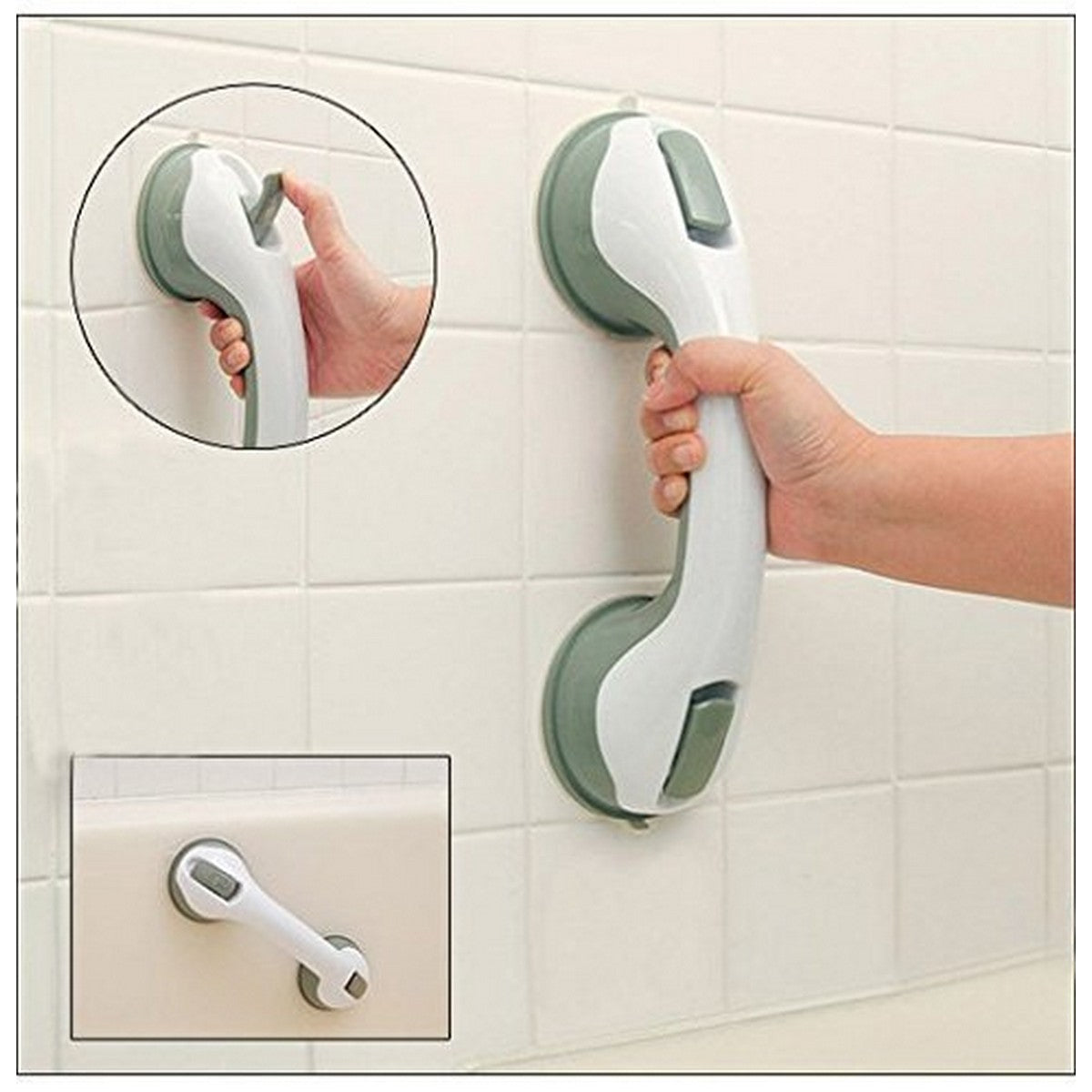 Helping Handle Bathroom Suction Cup Easy Grip Safety Support