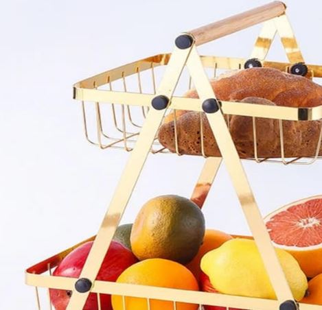 Countertop Fruit Basket Vegetable Organizer Basket For Kitchen Counter top