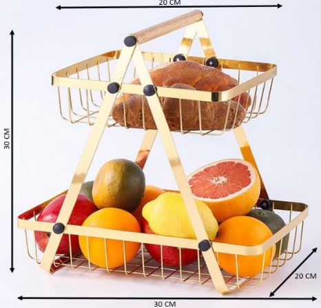 Countertop Fruit Basket Vegetable Organizer Basket For Kitchen Counter top