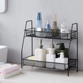 2 Tier Spice Rack Organizer Bathroom Shelf Desktop Makeup Organizer Countertop Small Storage Rack For Kitchen, Bath Room, Bedroom And Office