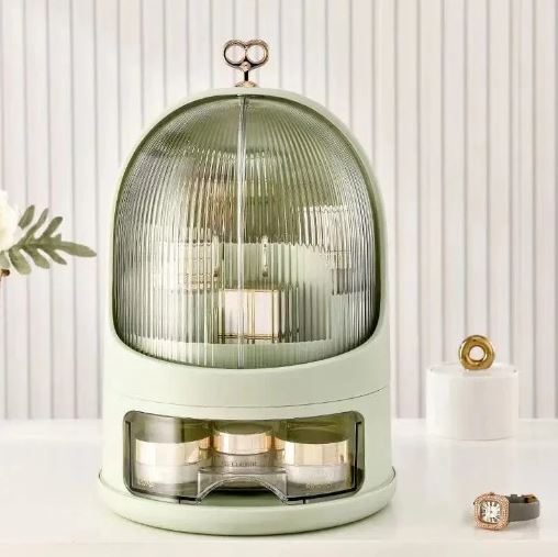 Makeup Storage Organizer, Makeup Holder Organizer, 360° Rotating Makeup Organizer