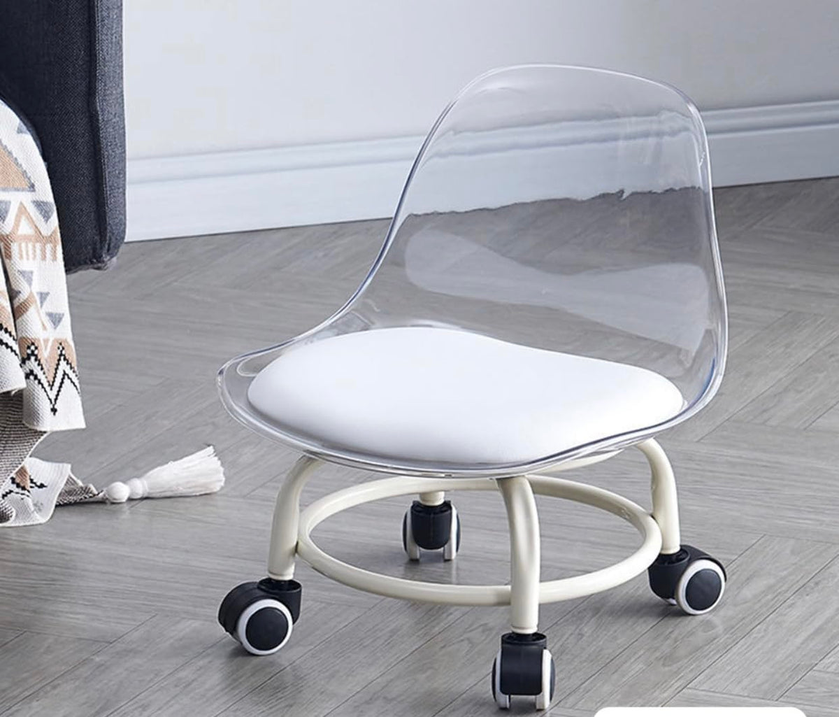 360° Swivel Moving Chair with Wheels Playful and Functional, Kid’s Party Chair