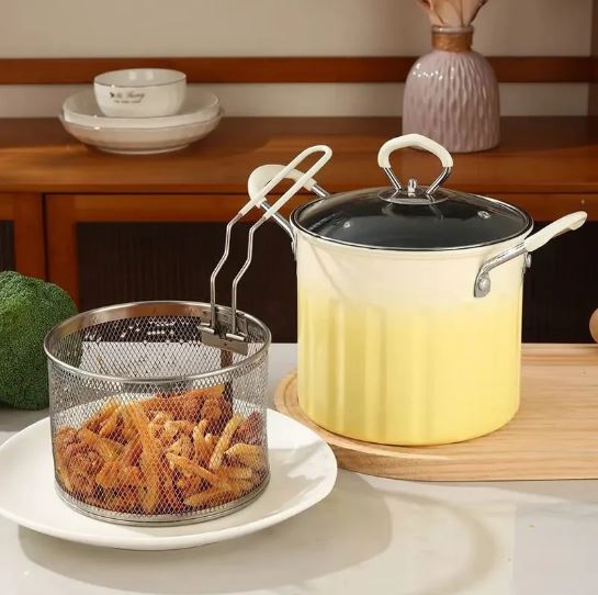 3L Deep Fryer Pot with Frying Basket