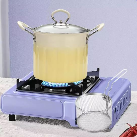 3L Deep Fryer Pot with Frying Basket