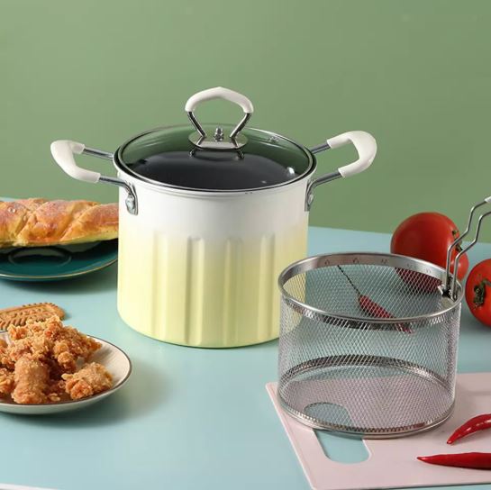 3L Deep Fryer Pot with Frying Basket