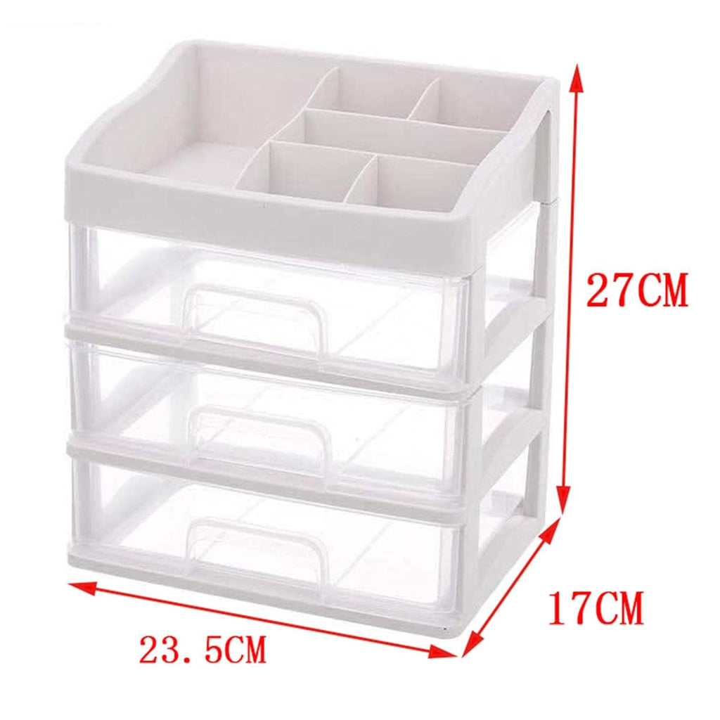 3 Tier Cosmetic Jewelry Organizer Box