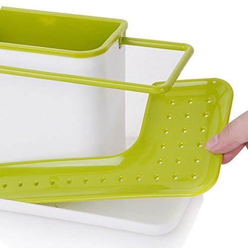 3 in 1 Kitchen Sink Soap & Sponge Organizer