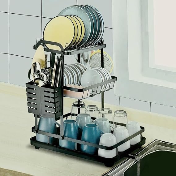 Premium 3 Level Dish Drying Rack