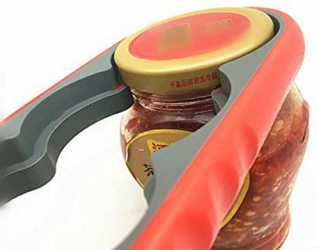 Bottle Lid Opener 4 In 1 Non-Slip Jar Opener Bottle Cap Opener
