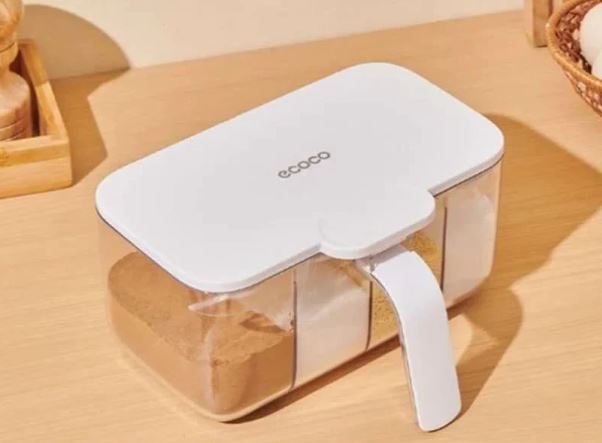 Ecoco 4 in 1 Multi-Compartment Seasoning Organizer