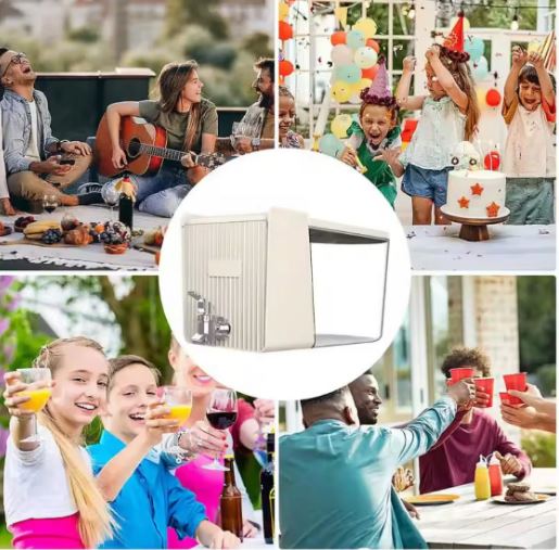 5.3L Refrigerator Drink Dispenser, Leakproof Beverage Drink Container, Large Capacity Refrigerator Kettle