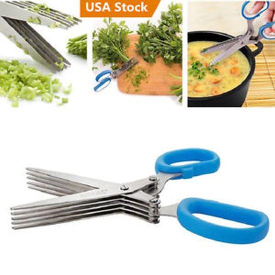 5 Blades Kitchen Multipurpose Stainless Steel Scissor