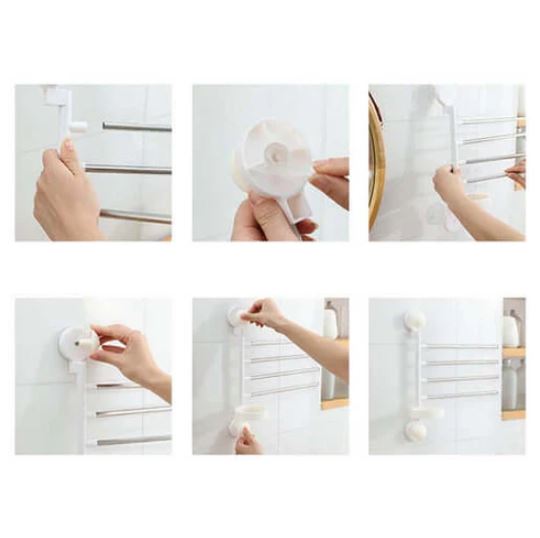 5 in1 Multifunctional Towel Holder - Practicality and Space Saving