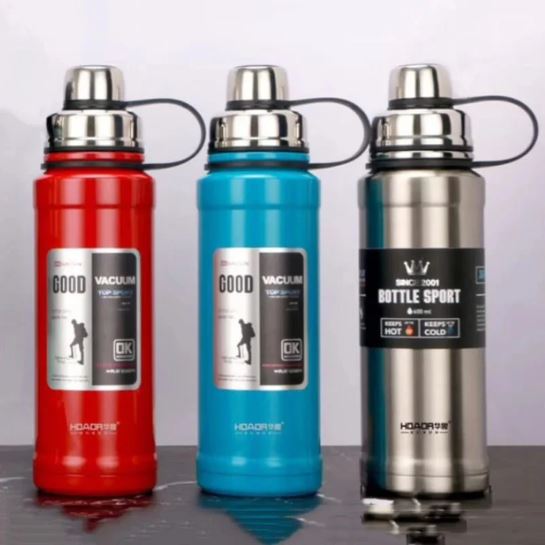 600 ML Stainless Steel Water Bottle, Travel Outdoor Drinking Bottles
