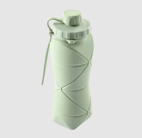 Eco-Friendly 600ml Collapsible Silicone Water Bottle