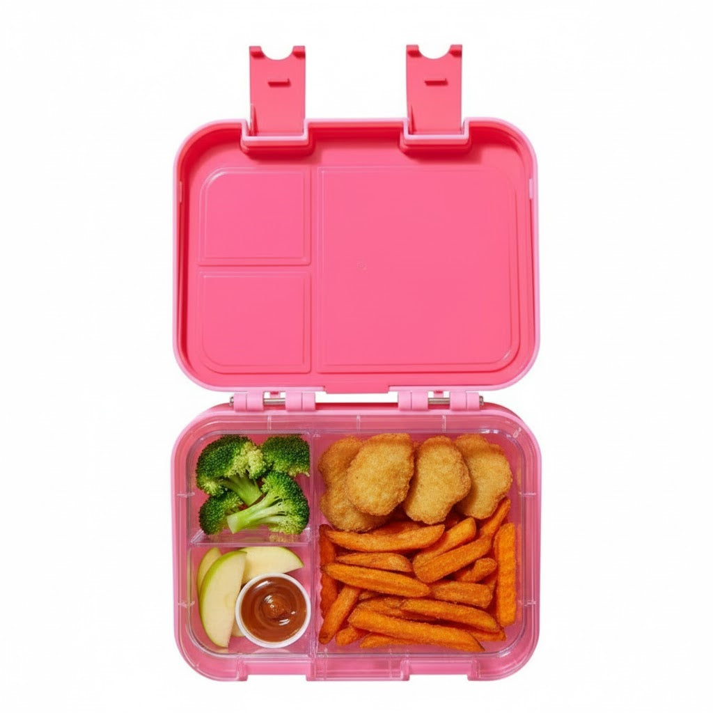Amazing Smiggle 4 Compartment Bento Lunch Box Minnie Mouse for Kids