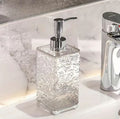 Sophisticated Textured Acrylic Glass Soap Dispenser
