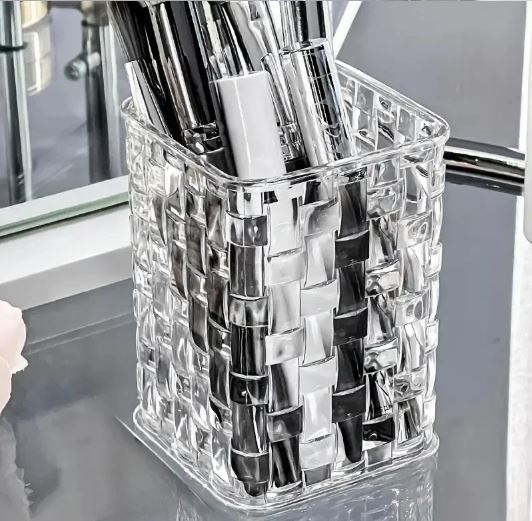 Elegant Acrylic Makeup Brush Organizers