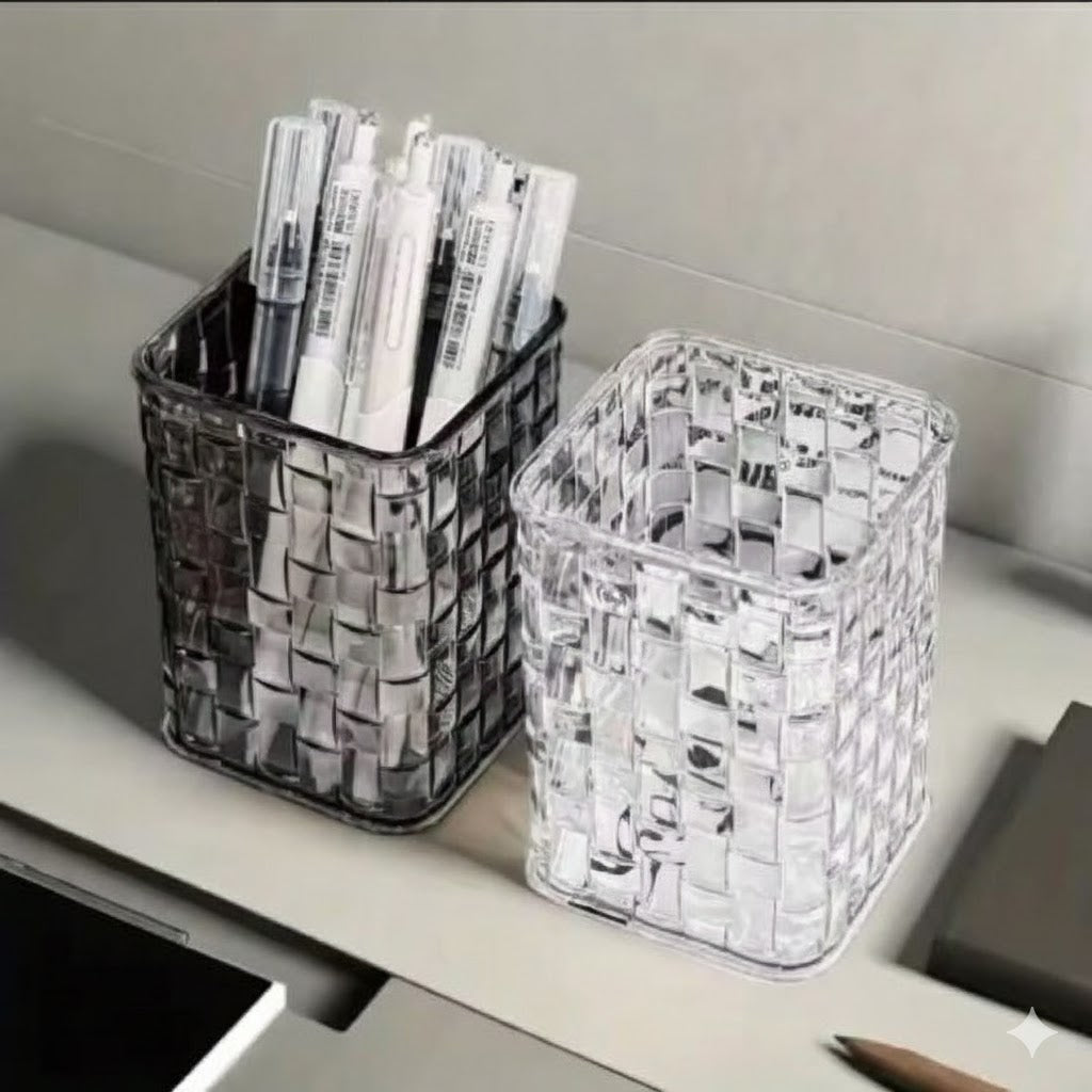 Elegant Acrylic Makeup Brush Organizers