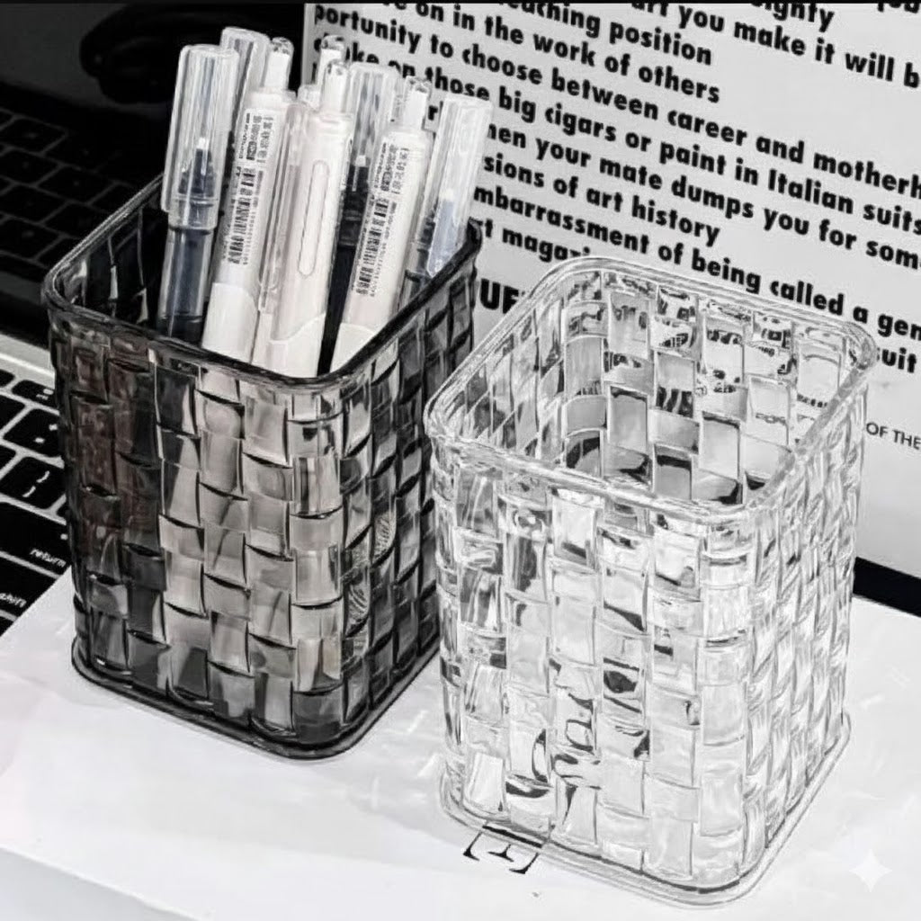 Elegant Acrylic Makeup Brush Organizers