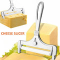 1Pc Stainless Steel Wire Cheese Slicer Adjustable Thickness Cheese Cutter for Soft, Semi-Hard Cheese Kitchen Cooking Tool