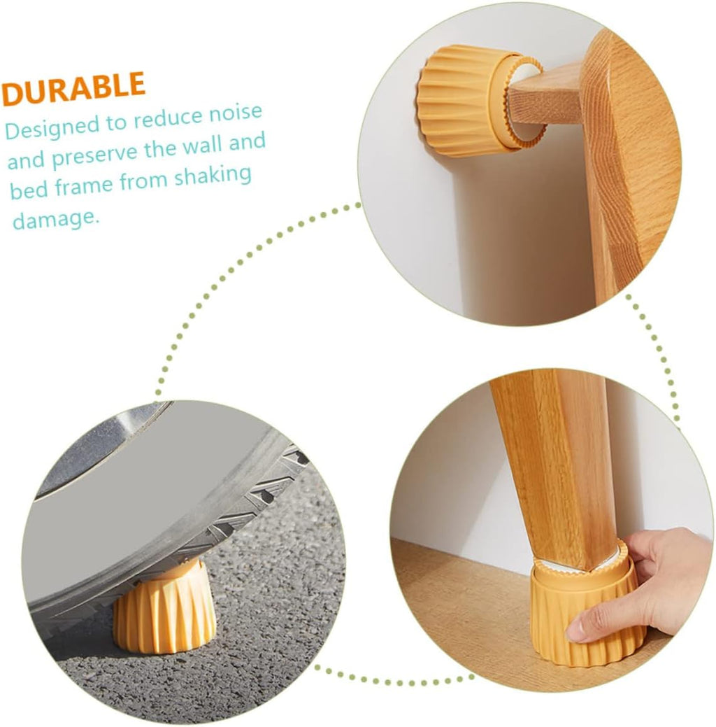 (Pack of 2) Adjustable Headboard Stabilizer Bed Fixer, Self-Adhesive Headboard Stabilizer