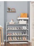 Adjustable Shoe Rack Organizer With Storage Shelf