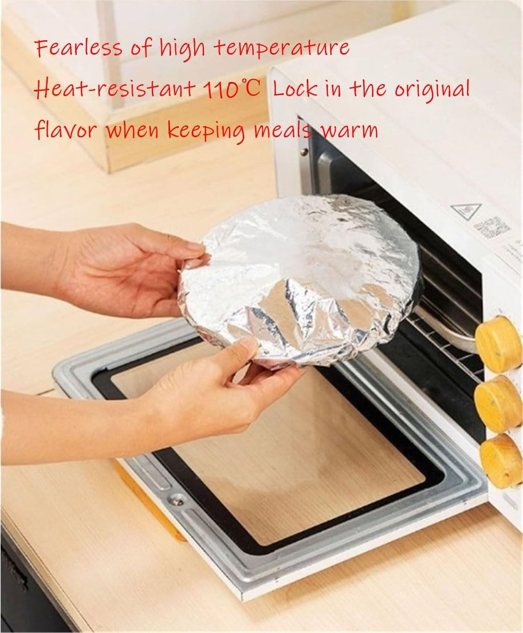 (Pack Of 10) Reusable Aluminium Foil Covers