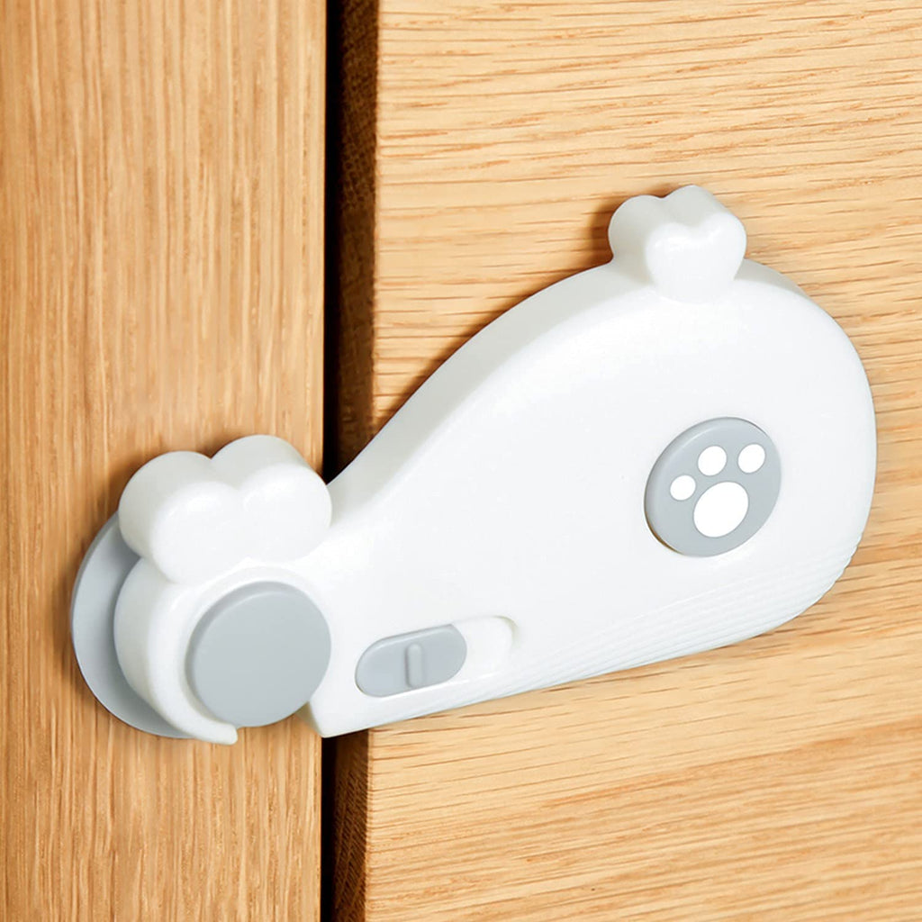 (Pack Of 2) Child Safety Kitchen Cabinet Locks With Strong Adhesive, Baby Proofing Latches Lock For Drawers