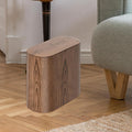 Bathroom Trashcans with Lids, Plastic Marble Wood Pattern Trash Can Small Garbage Bin with Lid for Bathroom, Modern Waste Basket for Home Indoor Hotel, Waste Collection and Storage