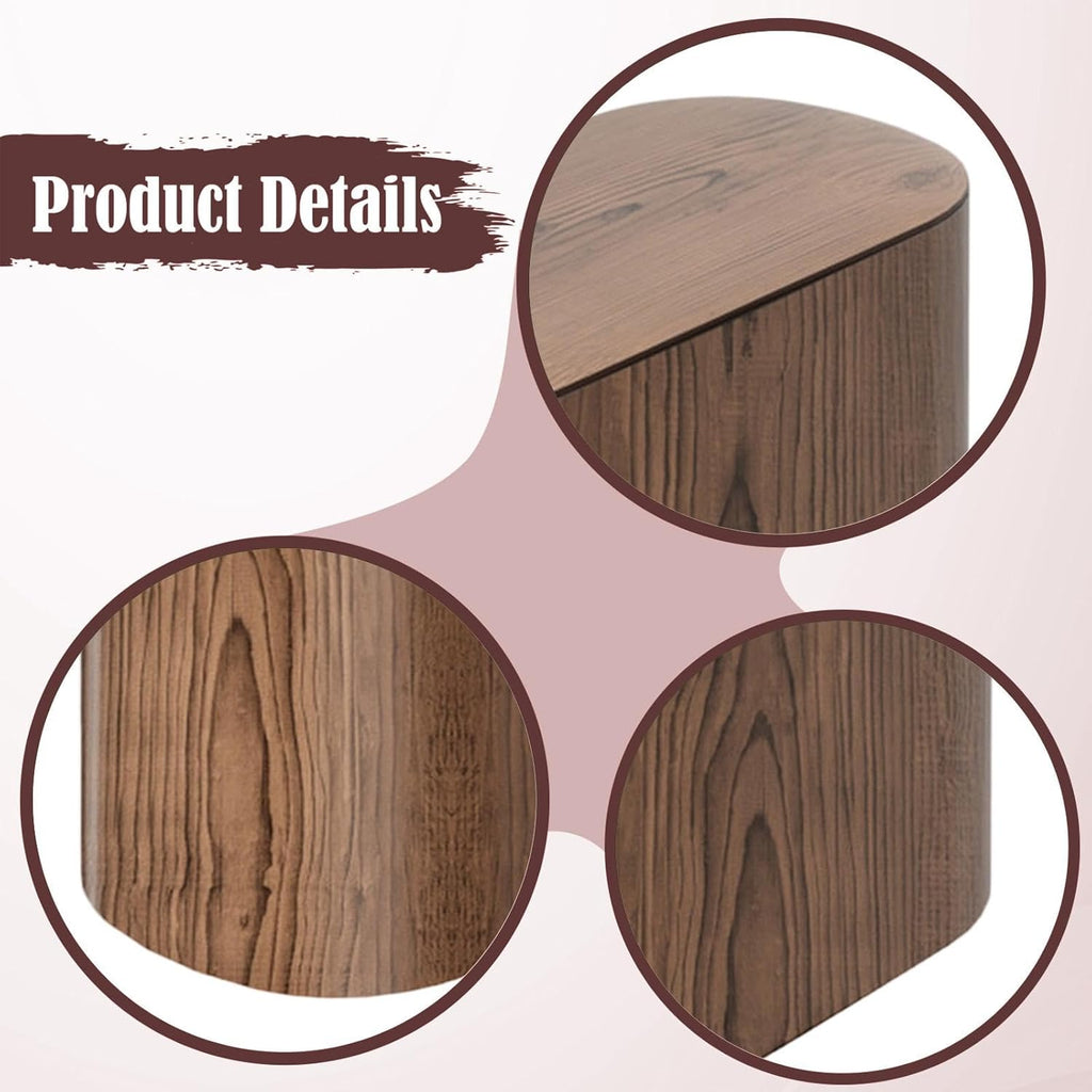 Bathroom Trashcans with Lids, Plastic Marble Wood Pattern Trash Can Small Garbage Bin with Lid for Bathroom, Modern Waste Basket for Home Indoor Hotel, Waste Collection and Storage
