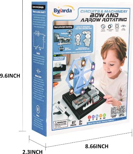Planet T: Circuits & Machinery Bow And Arrow Rotating Toy For Kids