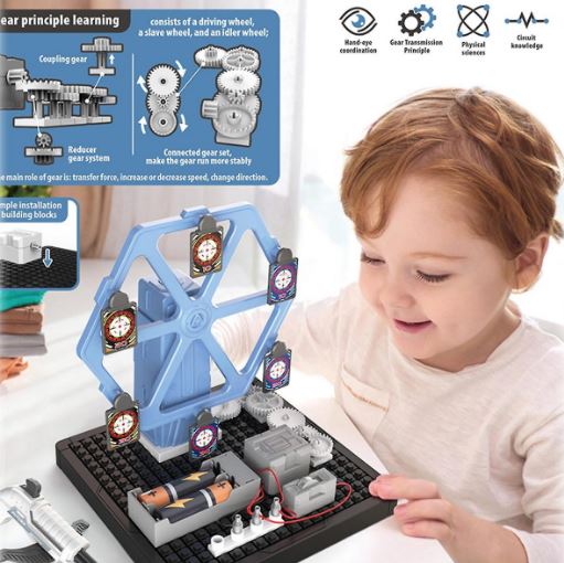 Planet T: Circuits & Machinery Bow And Arrow Rotating Toy For Kids