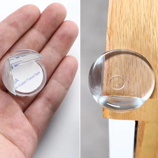 Set Of 4 Bubble Table Corner Protector, Round Child Safety Edge Protector, Baby Proofing Table Corner Guards
