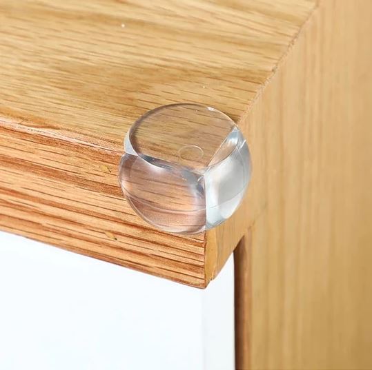 Set Of 4 Bubble Table Corner Protector, Round Child Safety Edge Protector, Baby Proofing Table Corner Guards