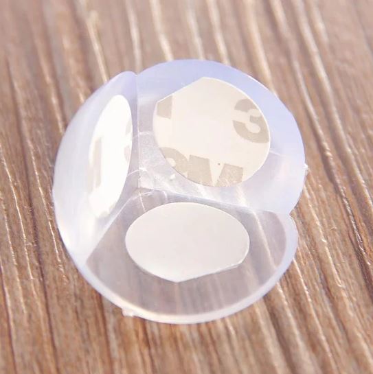 Set Of 4 Bubble Table Corner Protector, Round Child Safety Edge Protector, Baby Proofing Table Corner Guards