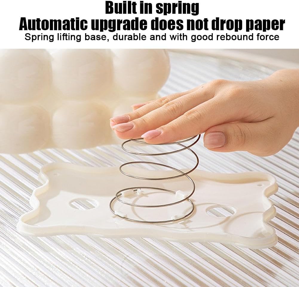 Bubble Shape Tissue Box Holder, Non Slip Plastic Tissue Box Cover