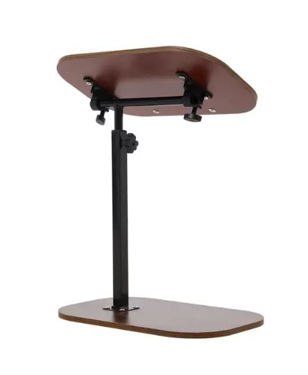 Height Adjustable C Shaped Side Table