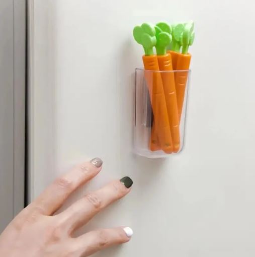 5Pcs Carrot Shape Food Sealing Clip