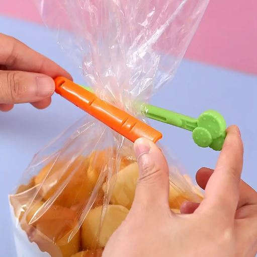 5Pcs Carrot Shape Food Sealing Clip