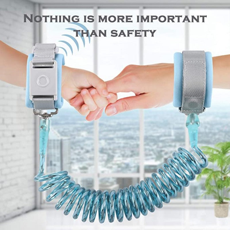 Child Safety Wristband with 360° Rotating Cuff - Secure & Comfortable Anti-Lost Wrist Link for Toddlers