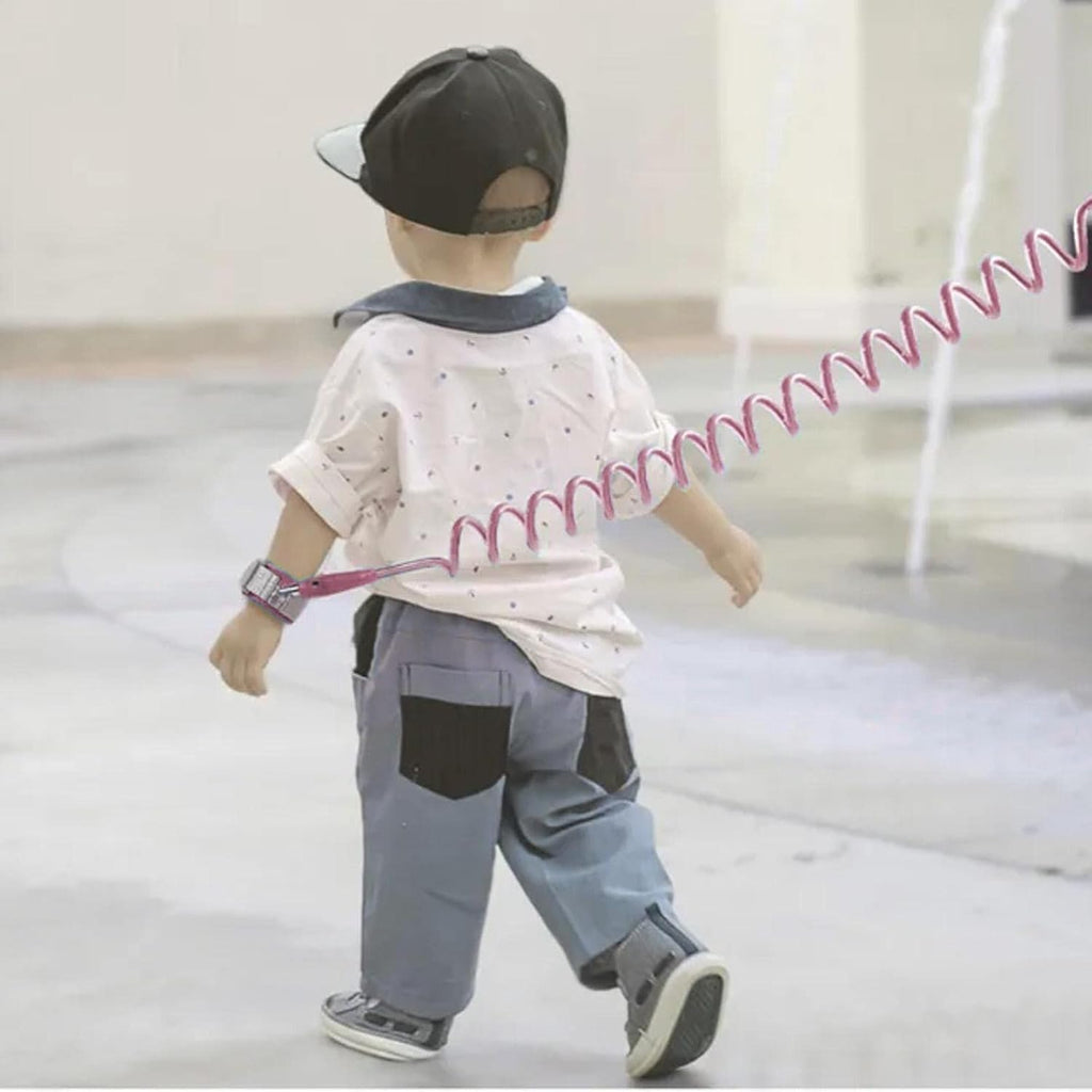Child Safety Wristband with 360° Rotating Cuff - Secure & Comfortable Anti-Lost Wrist Link for Toddlers