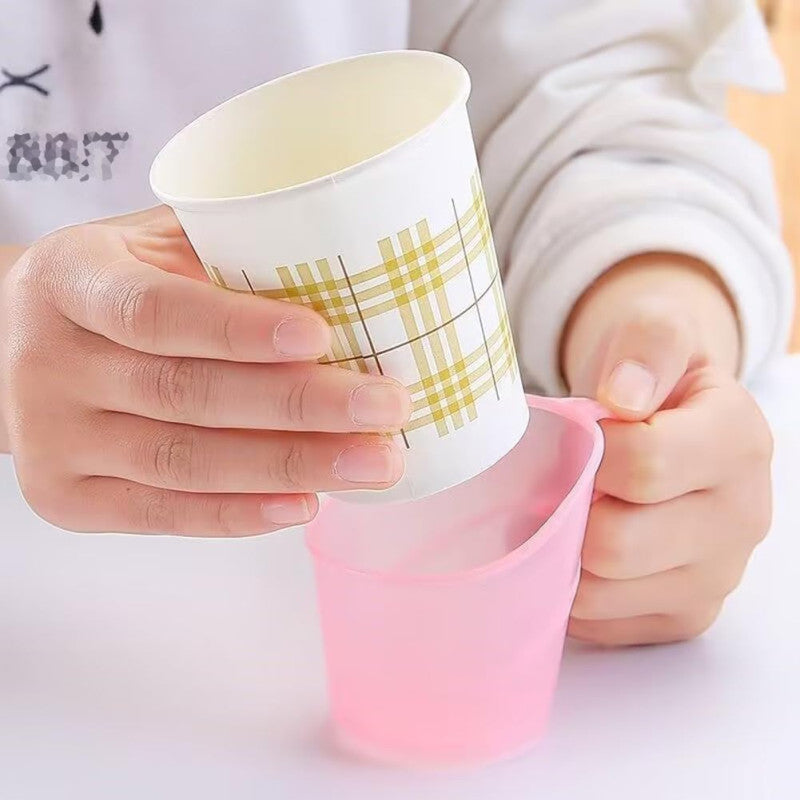 (Pack Of 6) Beverage Holder Coffee Cup Holder, Plastic Cup Stand for Hot Tea, Coffee