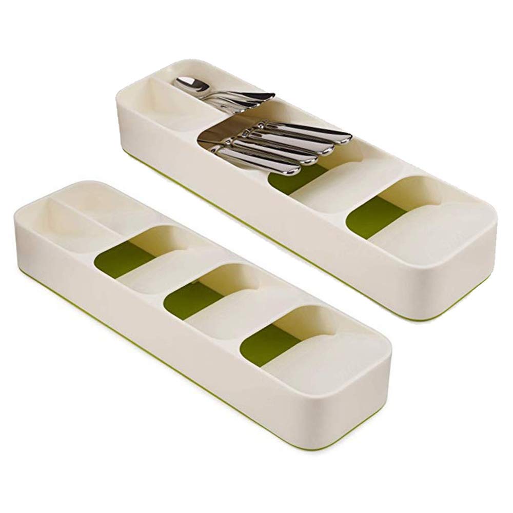 Compact Drawer Cutlery Organizer Tray