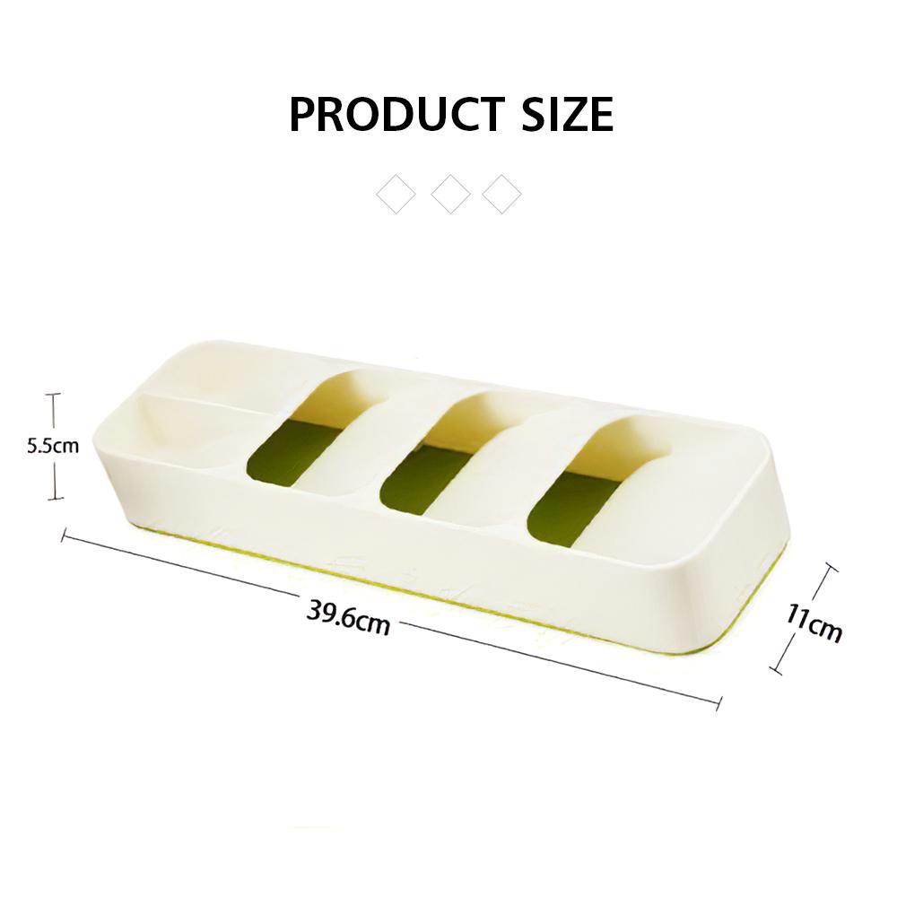 Compact Drawer Cutlery Organizer Tray