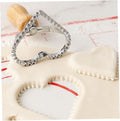 Cookie Stamp Cutter with Wooden Handle, Fondant Press Mold Cutter
